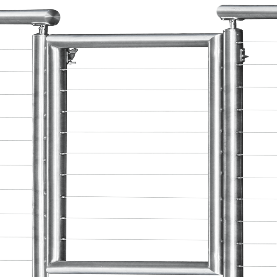 Stainless Steel Gate Kit Cable Railing Direct